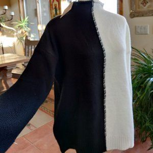 Carolyn Taylor Color Block Sweater